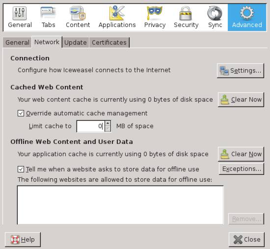 Firefox Ağ Ayarları Firefox Ağ Ayarları